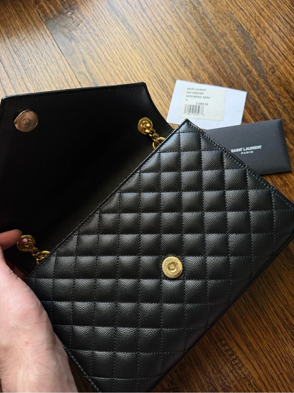 Saint Laurent Medium Triquilt Shoulder Bag